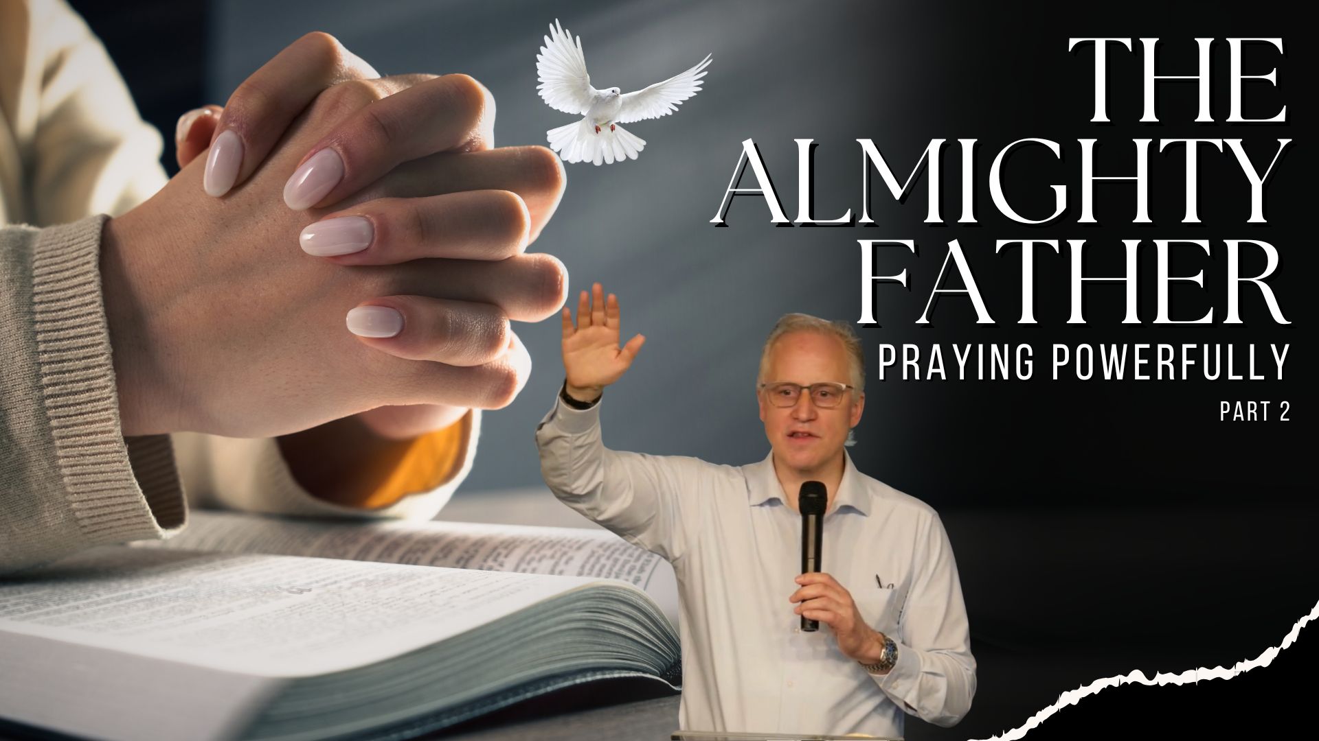 Black and White Elegant Prayer Presentation